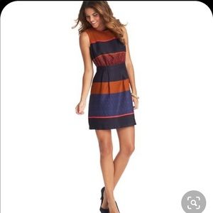 Loft fall stripe dress